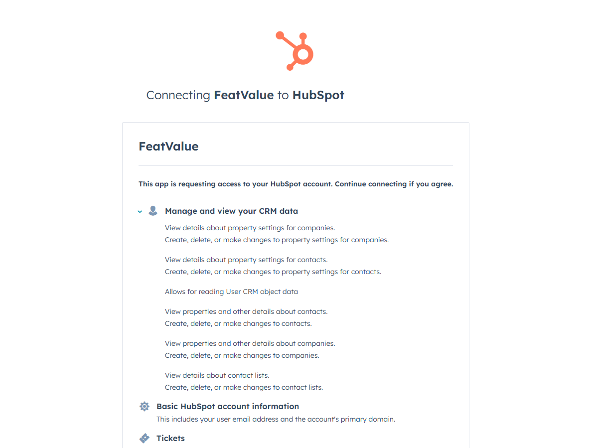 HubSpot Authentication