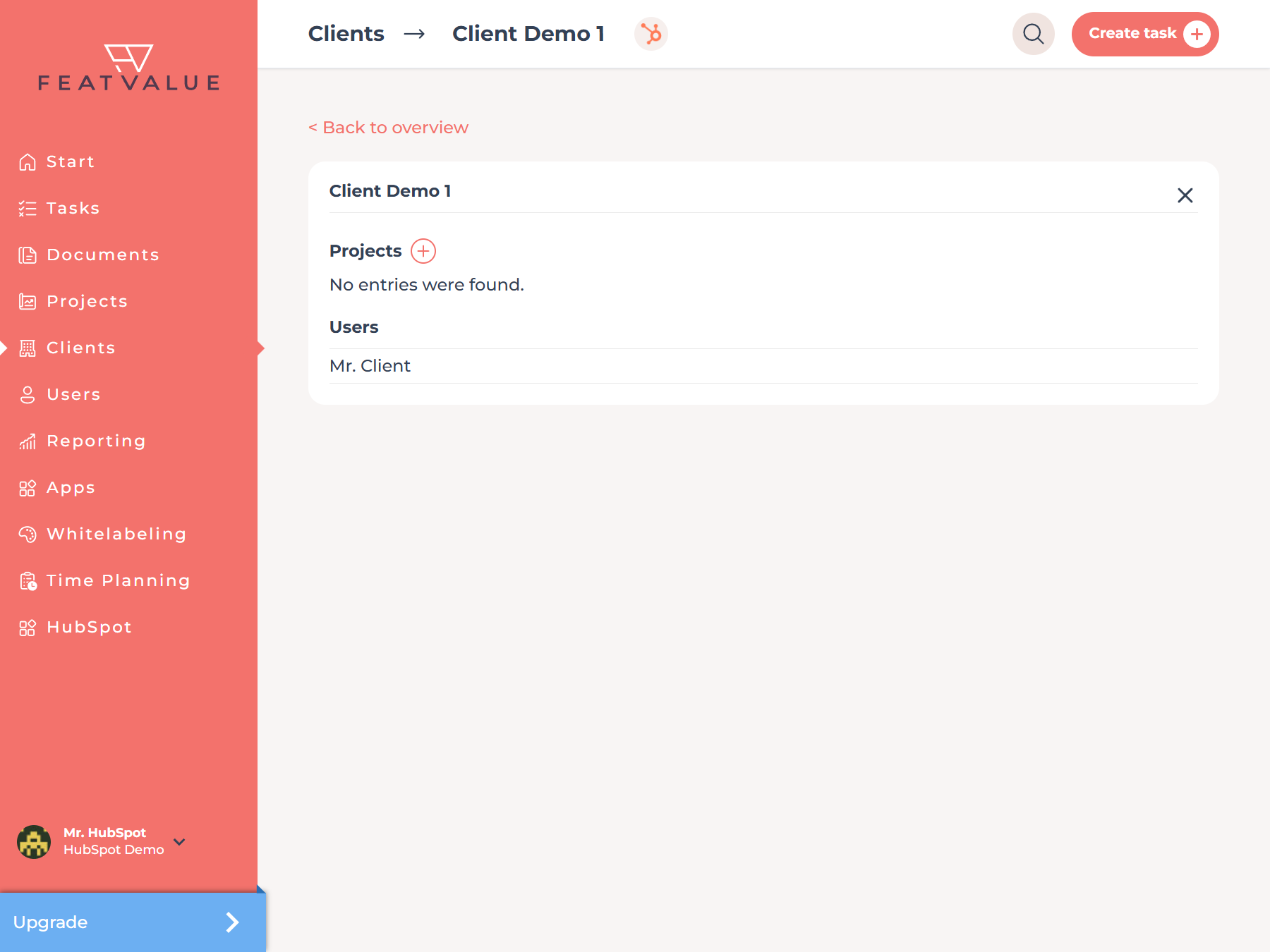 View Client Profile in HubSpot